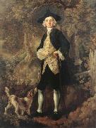 Thomas Gainsborough, Man in a Wood with a Dog